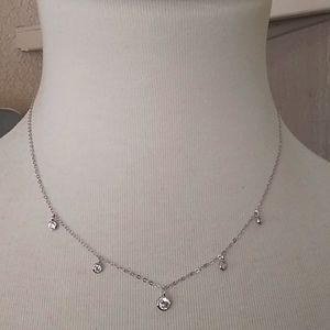Sterling Forever Crystal Necklace